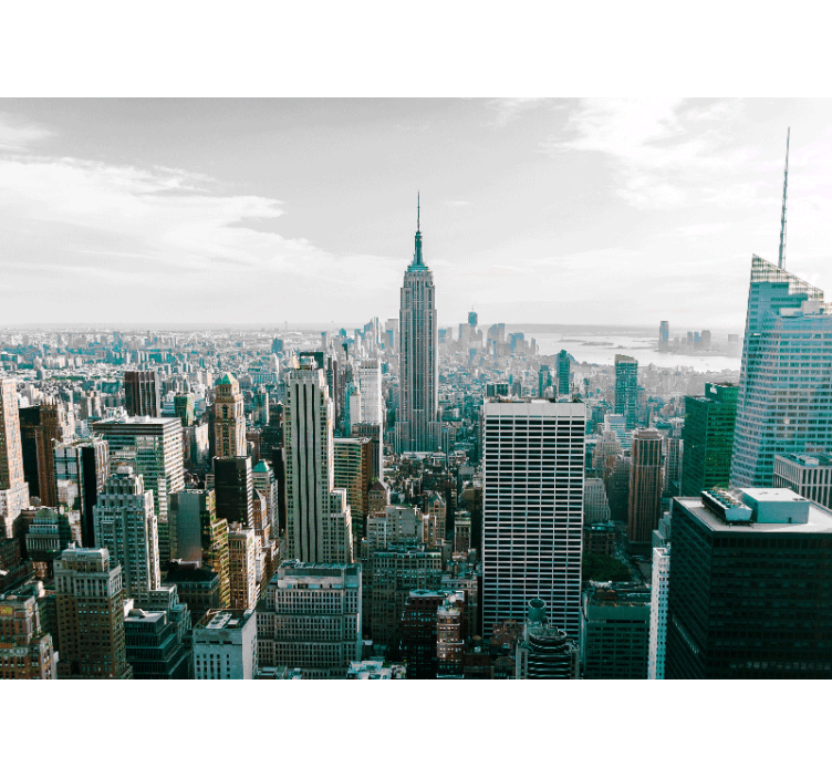 Fotobehang new york iconische stad skyline - TenStickers