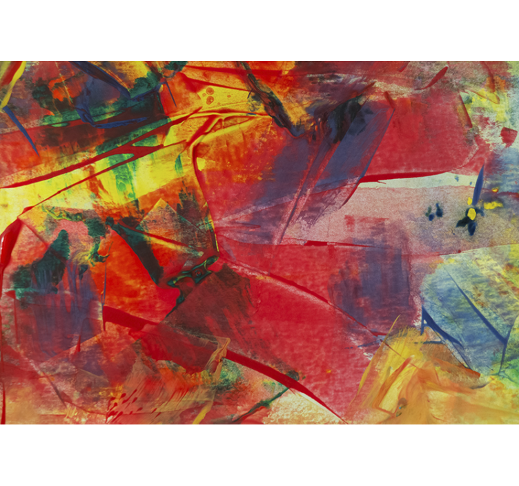 Abstract fotobehang dynamische kleurenfusie - TenStickers