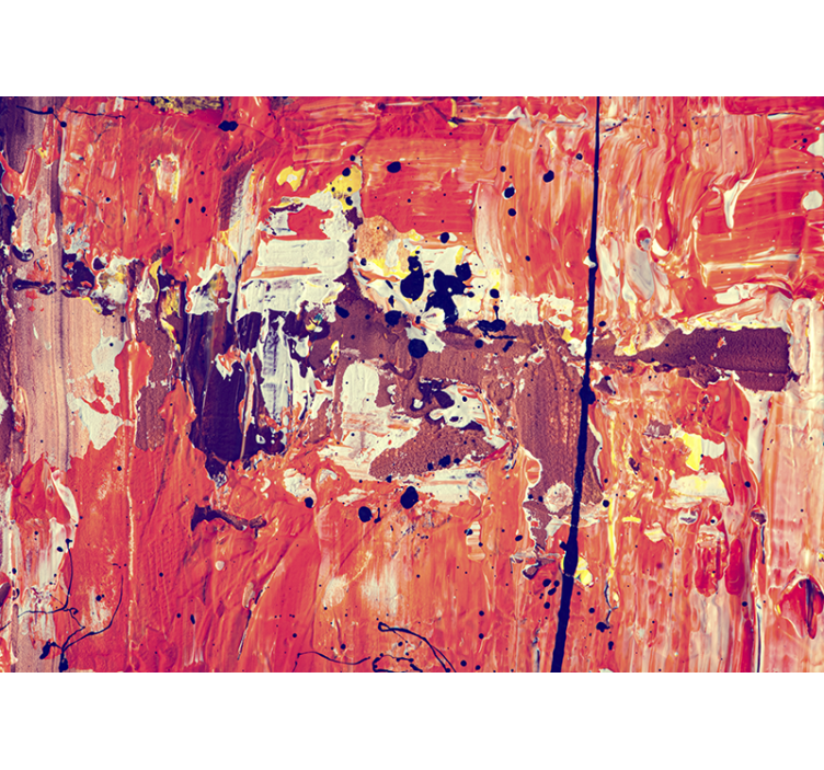 Abstract fotobehang vrolijke abstracte expressie - TenStickers