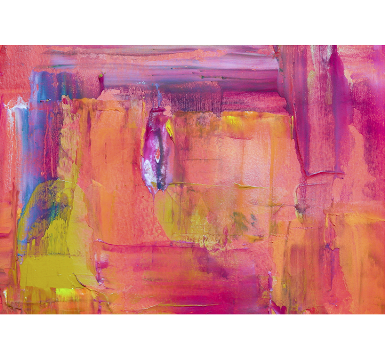 Abstract fotobehang levendige kleurenexplosie - TenStickers