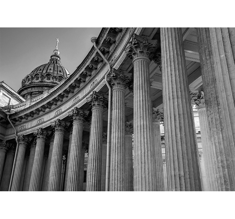 Fotobehang stad architectonische elegantie - TenStickers