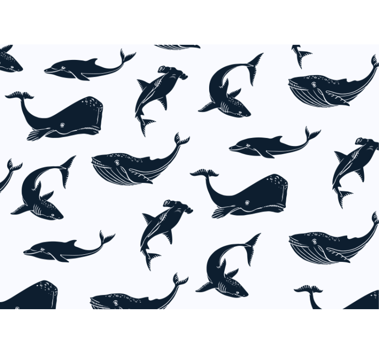 Foto behang dieren mariene leven motieven - TenStickers