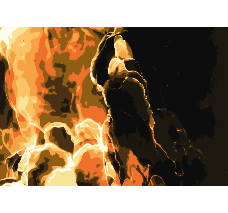 Abstract fotobehang vurig abstract patroon - TenStickers