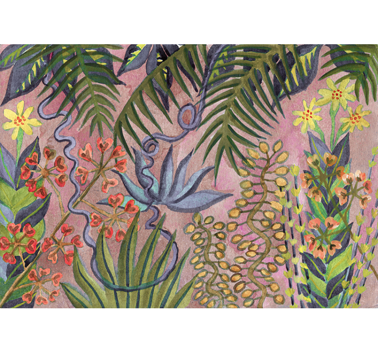 Fotobehang natuur tropische flora tentoonstelling - TenStickers