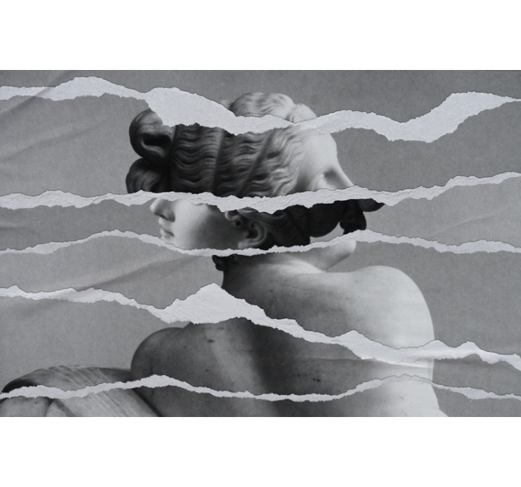 Fotobehang kunst klassieke sculpturale schoonheid - TenStickers