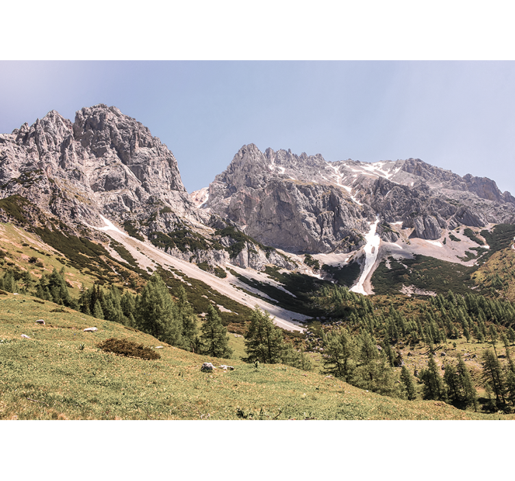 Fototapet landschap alpenrust - TenStickers