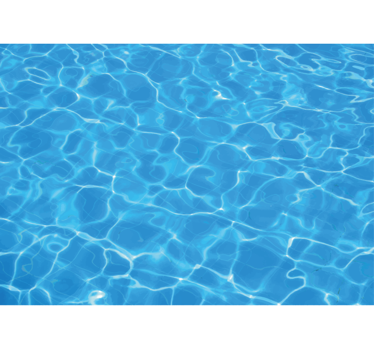 Fotobehang zee heldere wateroppervlakte - TenStickers