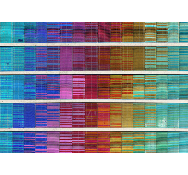 Abstract fotobehang kleuren spectrum indeling - TenStickers