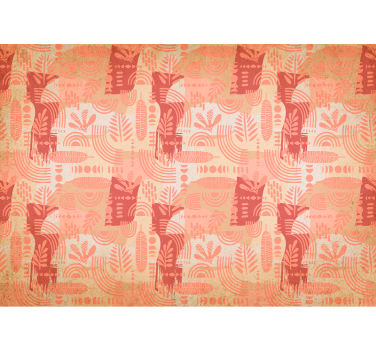 Fotobehang print geometrisch patroon motief - TenStickers