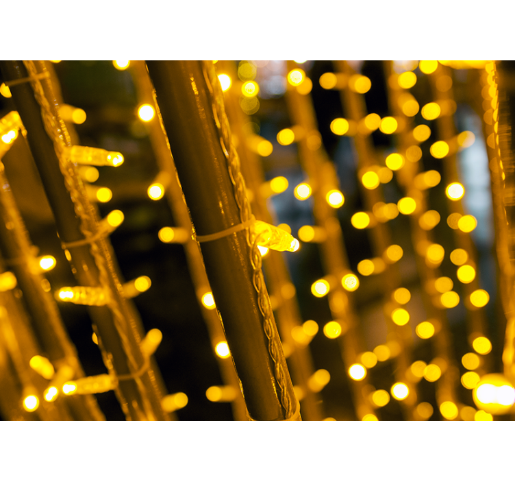 Fotobehang print gloeiende lichtpatronen - TenStickers