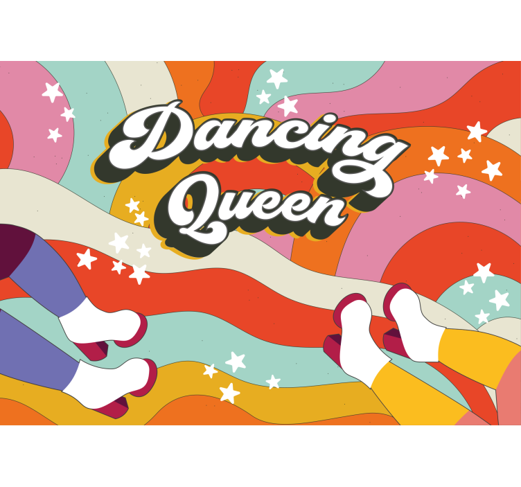 Fotobehang muziek dancing queen sferen - TenStickers
