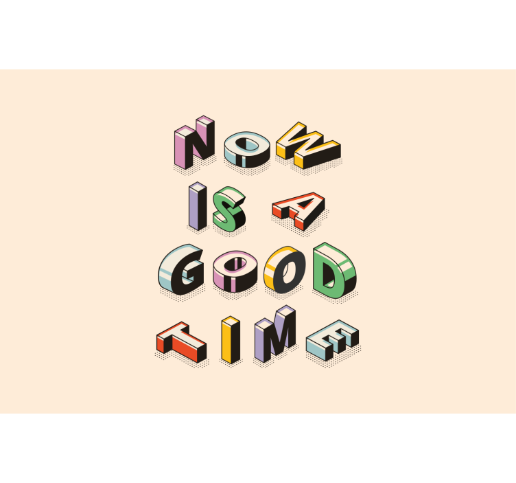 Fotobehang tekst gestileerde quote boodschap - TenStickers