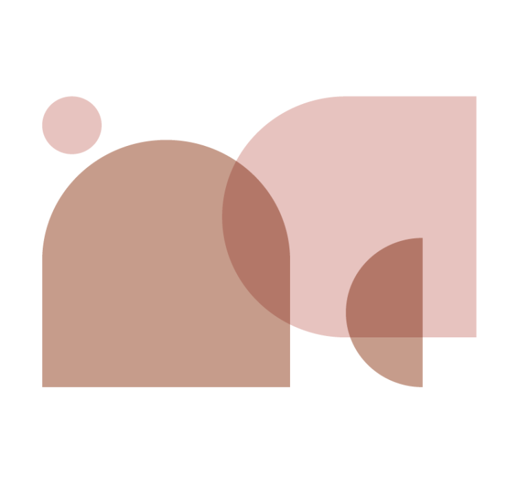 Abstract fotobehang geometrische vormindeling - TenStickers