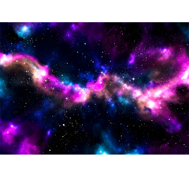 Fotobehang ruimte cosmonautisch nebula landschap - TenStickers