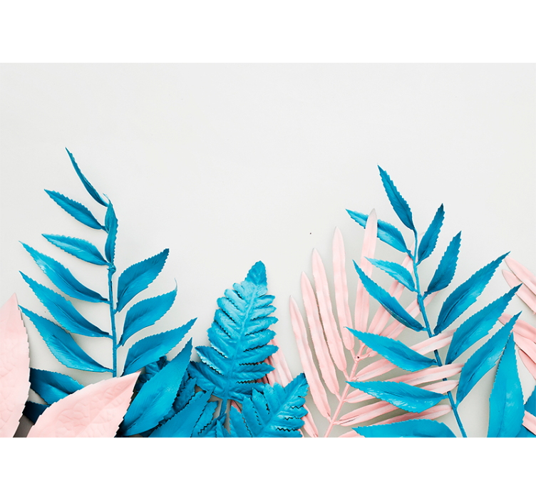 Fotobehang natuur tropisch bladeren design - TenStickers