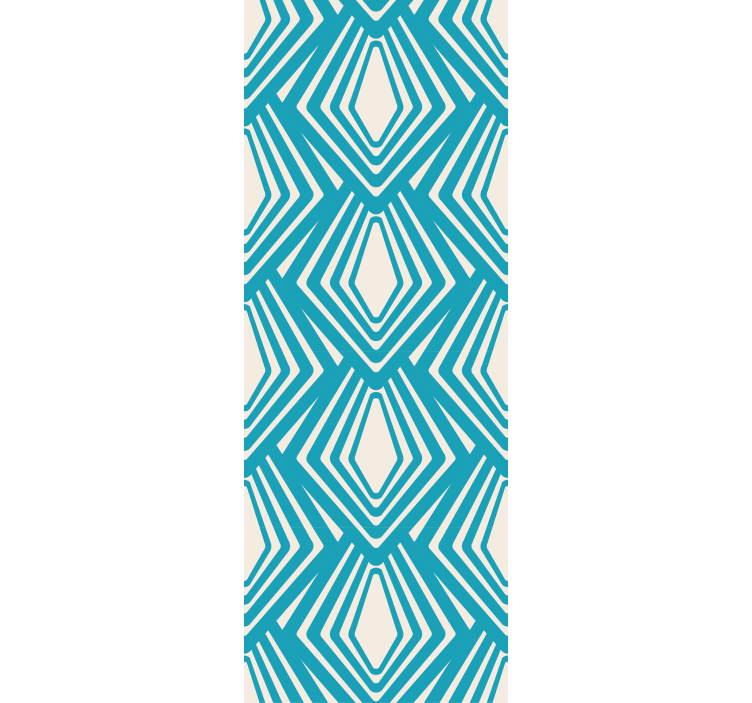 Fotobehang patronen geometrisch diamantpatroon - TenStickers