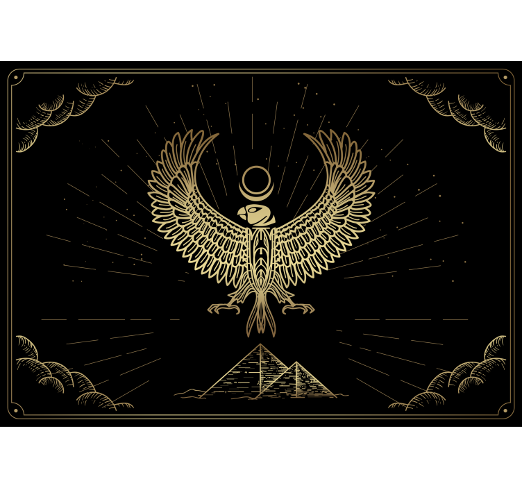 Foto behang dieren adelaars embleem ontwerp - TenStickers