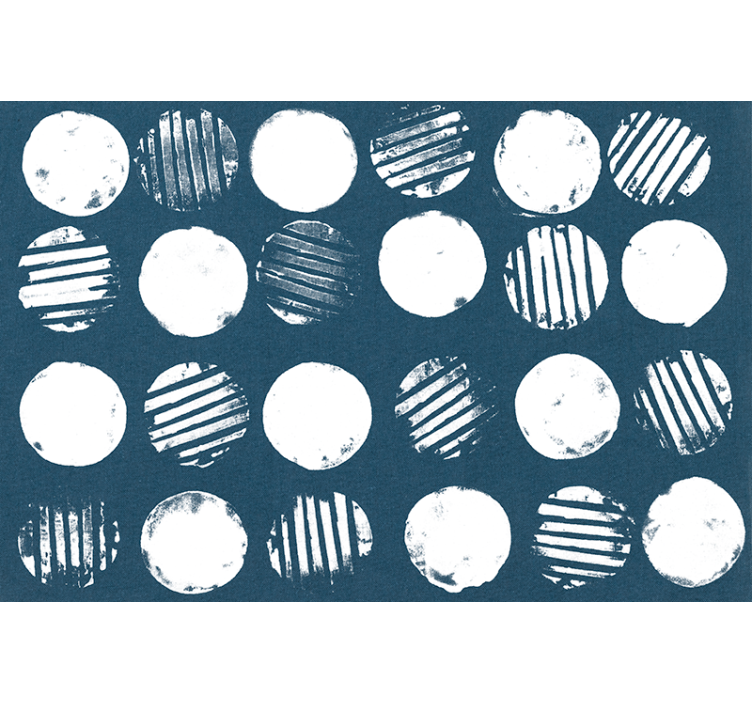 Fotobehang patronen ronde patroon textuur - TenStickers