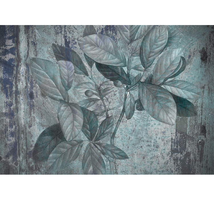 Fotobehang natuur groene bladeren spruiten - TenStickers