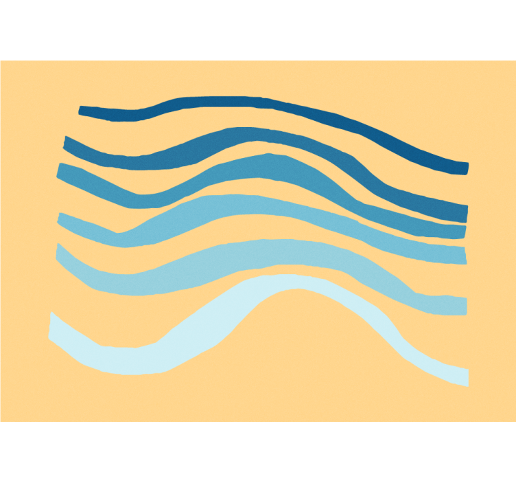 Abstract fotobehang golfende lijnen textuur - TenStickers