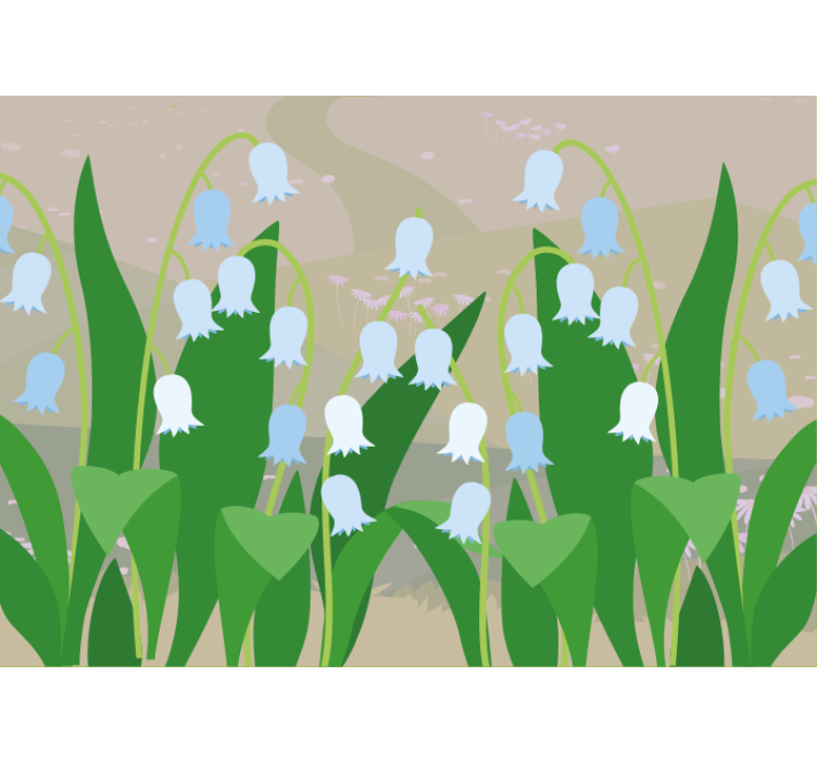 Bloemen foto behang delicate bloemenknoppen - TenStickers