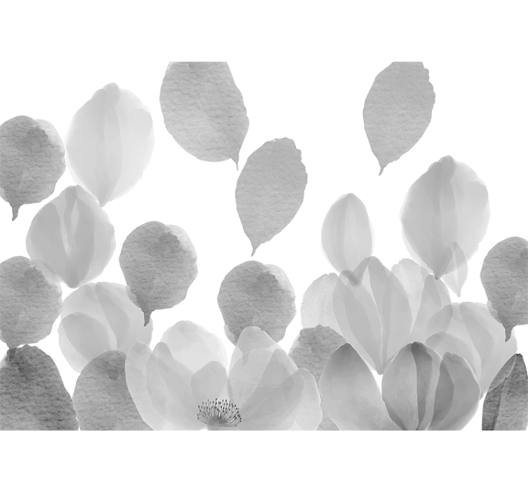 Fotobehang klaprozen elegant bladontwerp - TenStickers