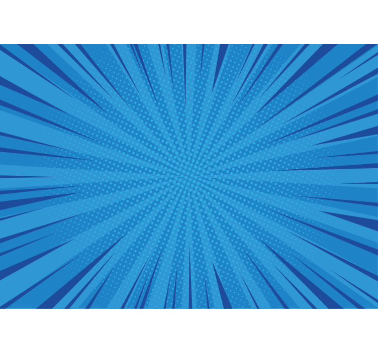 Fotobehang graffiti dynamische blauwe explosie - TenStickers