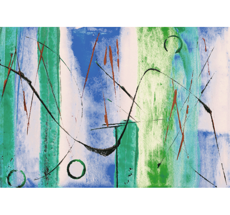 Abstract fotobehang dynamische lijnpatronen - TenStickers