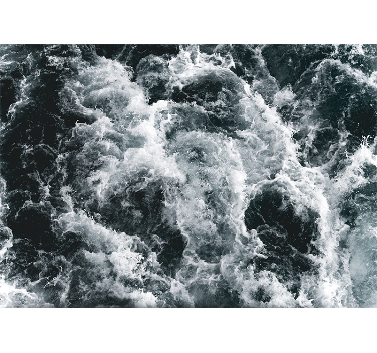 Fotobehang zee kolkende oceaangolven - TenStickers