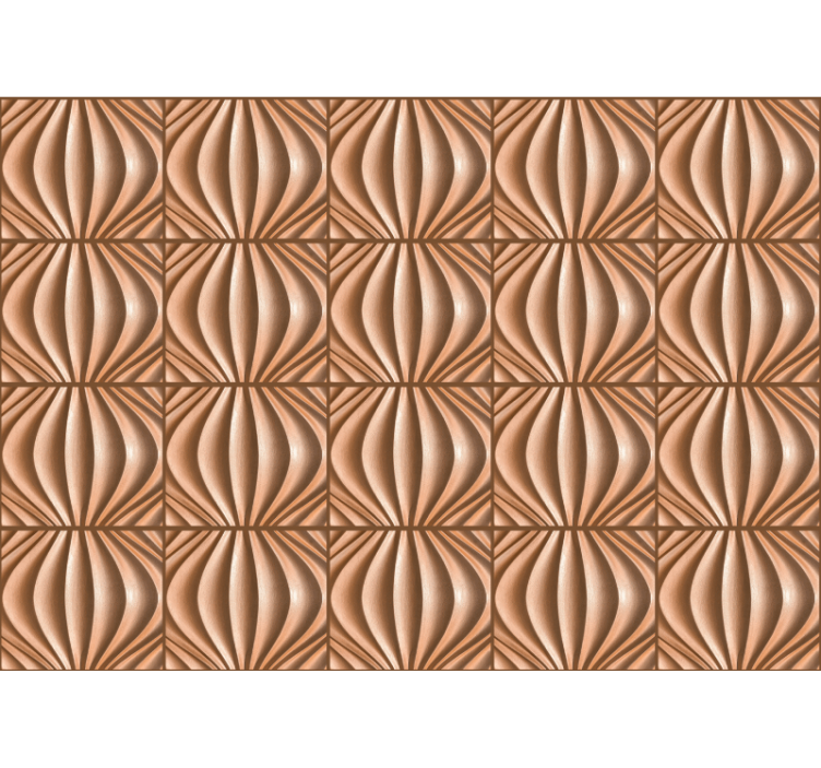 Fotobehang patronen golfmotief met textuur - TenStickers