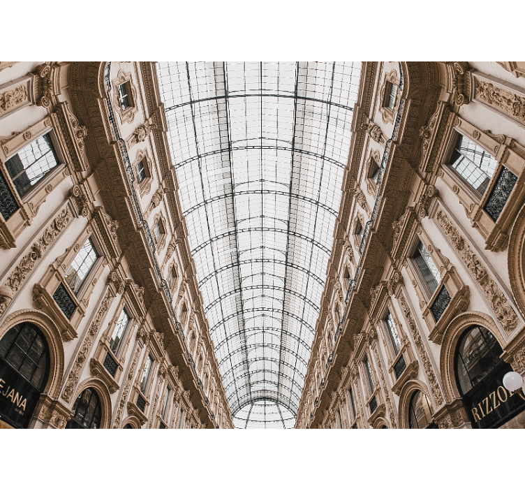 Fotobehang stad milan architectonisch wonder - TenStickers