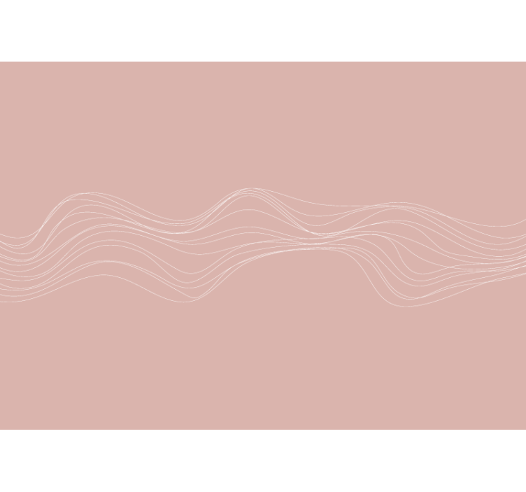 Fotobehang patronen elegante gebogen lijnen - TenStickers