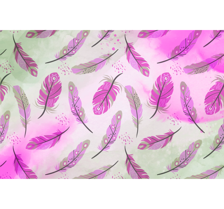 Veren boho stijl fotobehang - TenStickers