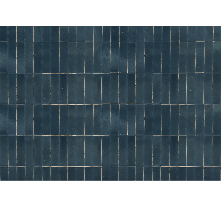 Grijze tegels badkamer behang - TenStickers