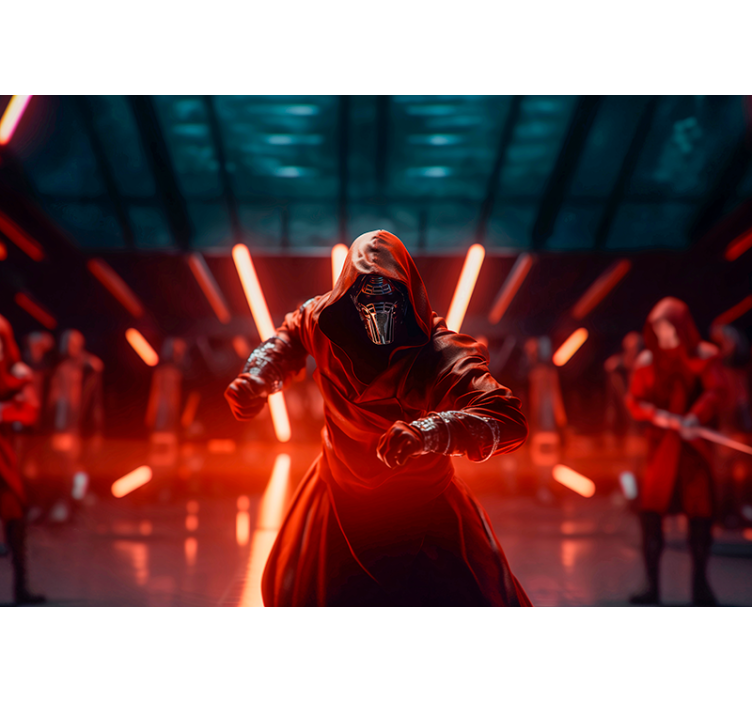 Kwaadaardige Krijger Fotobehang tienerkamer - TenStickers