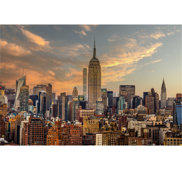 New York skyline Bedrijfs fotobehang - TenStickers