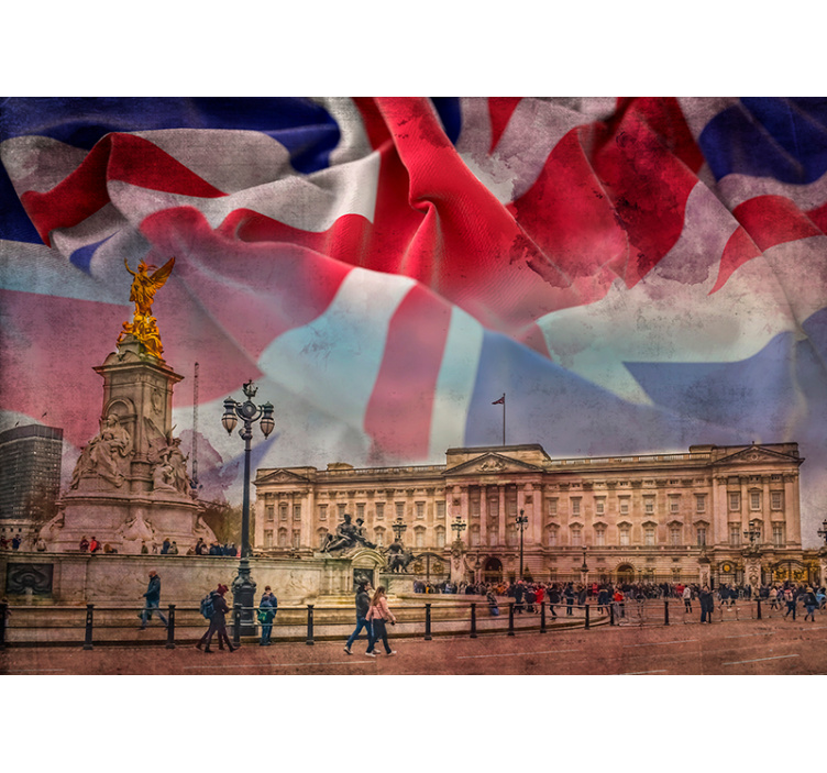 Buckingham-samenvatting london fotobehang - TenStickers
