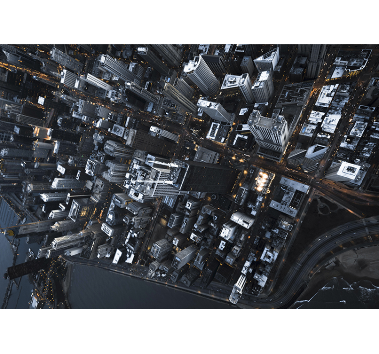 Fotobehang stad stadsgezicht urban viewpoint - TenStickers