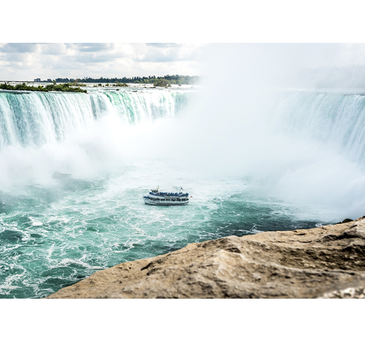 Fototapet landschap niagara falls avontuur - TenStickers