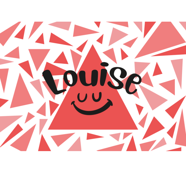 Fotobehang tekst gepersonaliseerd naam ontwerp - TenStickers
