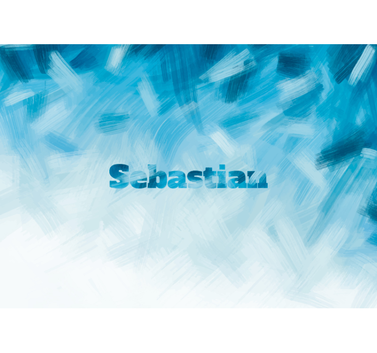 Gepersonaliseerd fotobehang naamcreatie - TenStickers