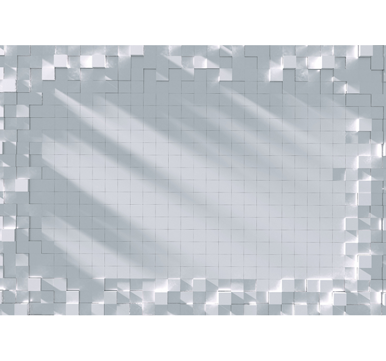 Fotobehang patronen geometrisch tegelpatroon - TenStickers