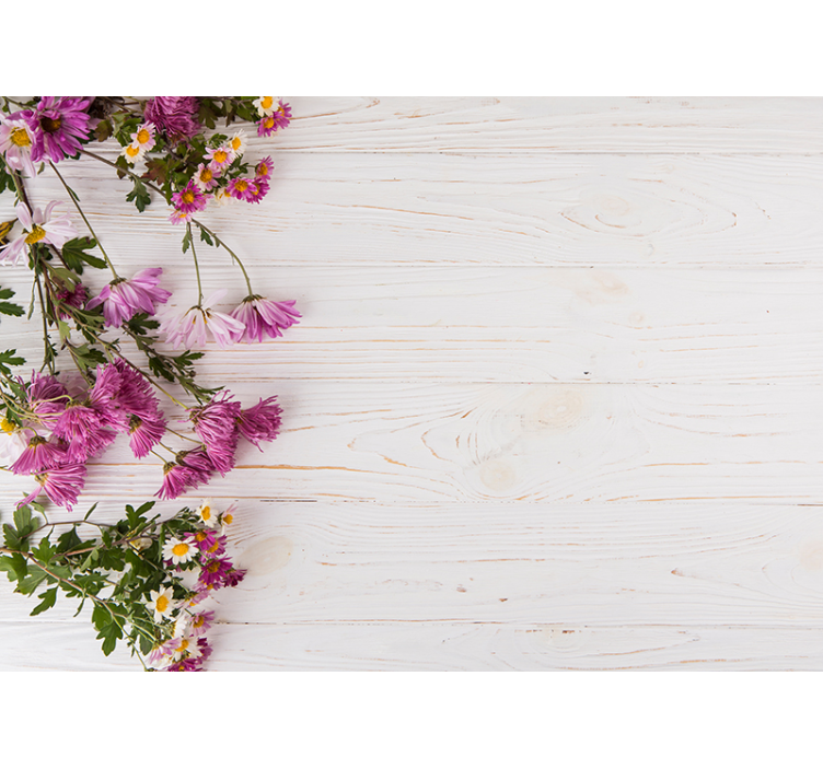 Bloemen foto behang blush blossom compositie - TenStickers