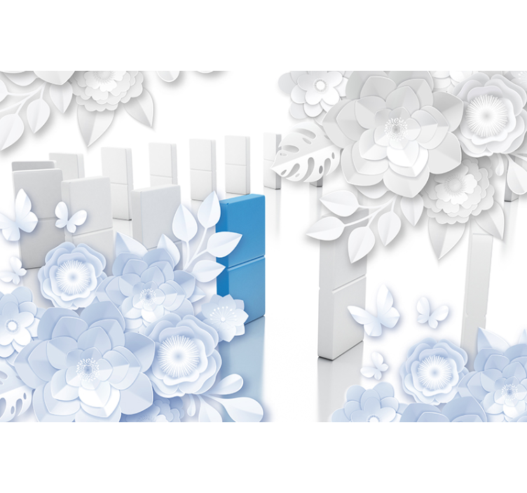 Bloemen foto behang elegant bloemenarrangement - TenStickers