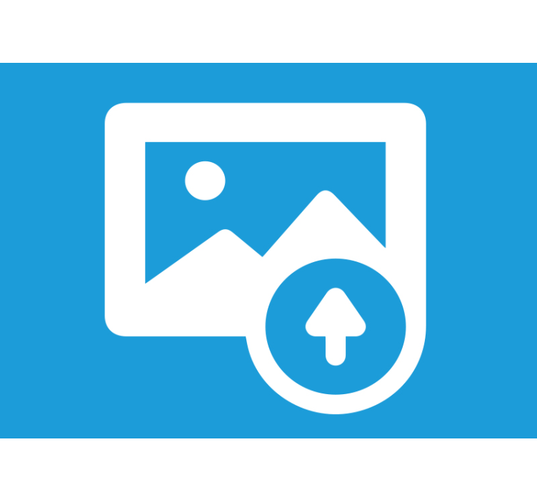 Fotobehang zee palmboom ontsnapping - TenStickers