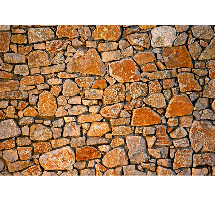 Foto behang stenen rocky stone surface - TenStickers