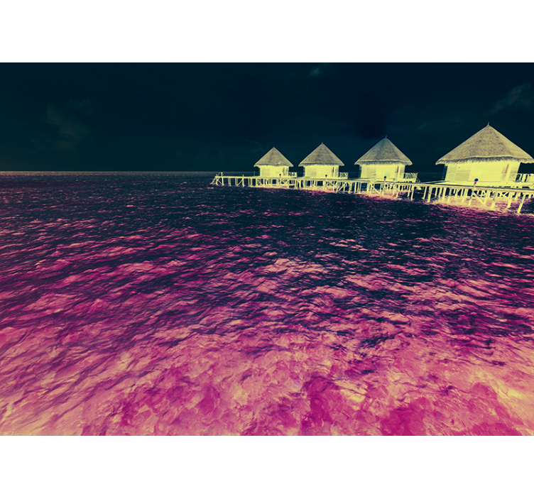 Serene waterretraite fotobehang - TenStickers