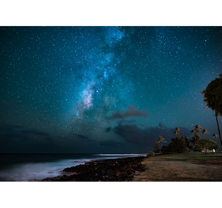 Sterrenhemel fotobehang ruimte - TenStickers