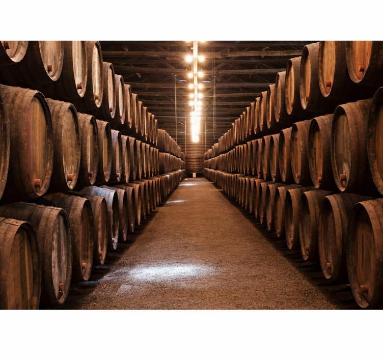 Vintage foto behang Vintage kelder - TenStickers