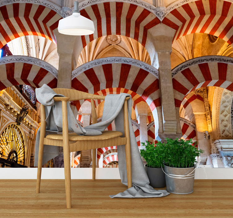 Architectonische bogen fotobehang stad - TenStickers